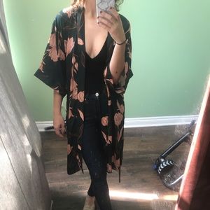 Floral Robe Wrap